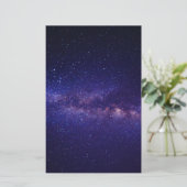 宇宙銀河星柄 便箋 (スタンド正面)