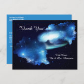 宇宙銀河系ありがとう 案内ポストカード (正面/裏面)