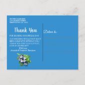 宇宙銀河系ありがとう 案内ポストカード (裏面)