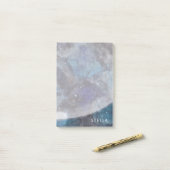 宇宙銀河系ウォーターカラームーンスターズパーソナライズされた ポストイット (デスク上)