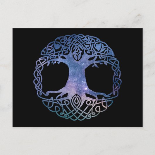宇宙銀河系ケルトの生命の木 ポストカード (正面)
