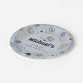 宇宙銀河系シャトル紙プレート ペーパープレート (アングル)