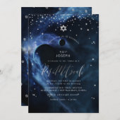 宇宙銀河系スターバー（ユダヤ教の）バル・ミツバー 案内状 (正面/裏面)