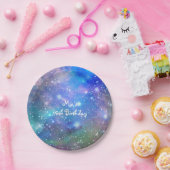 宇宙銀河系スパイシーバースデーパーティープレート ペーパープレート (パーティー)