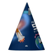 宇宙銀河系テーマ誕生日会 パーティーハット (左)