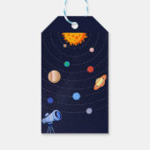 宇宙銀河系テーマ誕生日有難う ギフトタグ (裏面)