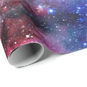 宇宙銀河系パープルラッピング紙 ラッピングペーパー (ロールコーナー)