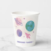 宇宙銀河系プラネットガール1st誕生日 紙コップ (正面)