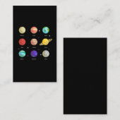 宇宙銀河系プラ太陽のネッツビーナス火星ジュピターウラン 名刺 (正面/裏面)