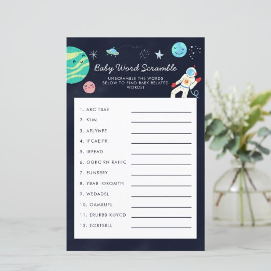 宇宙銀河系ベビーワードスクランブルゲーム (スタンド正面)