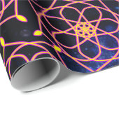 宇宙銀河系マンダラフラワー ラッピングペーパー (ロールコーナー)