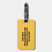 宇宙銀河系ラゲージタグ ラゲッジタグ (裏面縦)