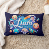 宇宙銀河系リアムパーソナライズされた装飾用クッション ランバークッション (ブランケット)