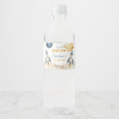 宇宙銀河系ロケット船誕生日パーティー ペットボトルラベル (正面)