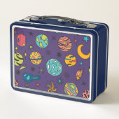 宇宙銀河系主題 メタルランチボックス (裏面)