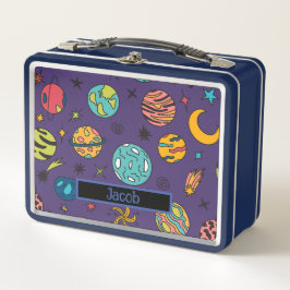 宇宙銀河系主題 メタルランチボックス