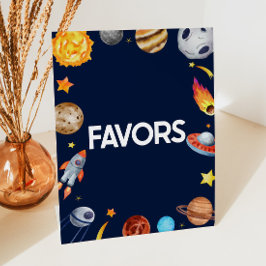 宇宙銀河系党がテーブルパーティー記号を好む 台座サイン