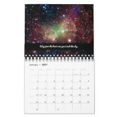 宇宙銀河系天文学ユニバースルーミ引用文 カレンダー (1月 2027)