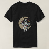 宇宙銀河系宇宙飛行士ジャグリングプラネット太陽のシー Tシャツ (デザイン正面)