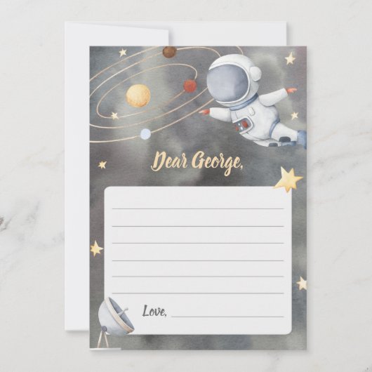 宇宙銀河系宇宙飛行士タイムカプセル標識カード カード (正面)