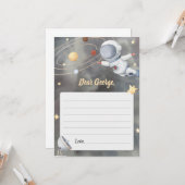 宇宙銀河系宇宙飛行士タイムカプセル標識カード カード (正面/裏面インサイチュ)