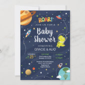 宇宙銀河系恐竜ベビーアストロナウントボーイ 招待状 (正面)