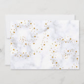 宇宙銀河系惑星写真誕生日 招待状 (裏面)