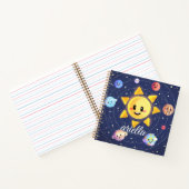 宇宙銀河系惑星 ノートブック (内部)