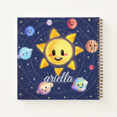 宇宙銀河系惑星 ノートブック (裏面)