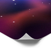 宇宙銀河系惑星 ポスター (角)