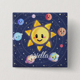 宇宙銀河系惑星 缶バッジ