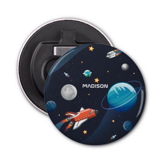 宇宙銀河系旅行シャトルカスタム 栓抜き (正面)