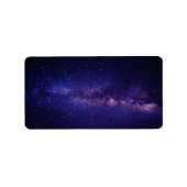 宇宙銀河系星型 ラベル (正面)