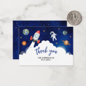 宇宙銀河系星空感謝してい星 ノートカード (正面/裏面インサイチュ)