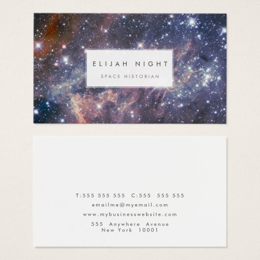 宇宙銀河系星間旅行SF (正面&裏面)