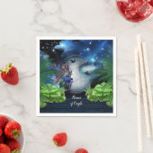 宇宙銀河系結婚のデコール スタンダードカクテルナプキン (インサイチュ)