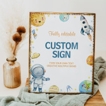 宇宙銀河系誕生日テーブルの署名の最初の旅