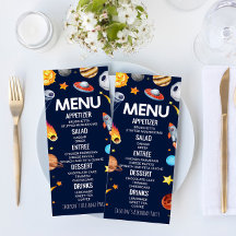 宇宙銀河系誕生日パーティーフード