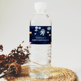 宇宙銀河系誕生日会ウォーターボトルラボ ペットボトルラベル