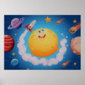 宇宙銀河系 ポスター (正面)