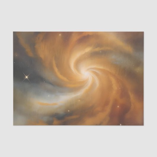 宇宙銅星雲の渦 薄葉紙 (正面)
