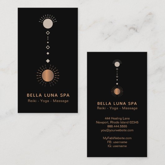 *~*宇宙錬金術宇宙シャーマンサントテム 名刺 (正面/裏面)