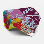 宇宙開花園：抽象芸術モザイク・オブ・ドリームス ネクタイ (ロール)