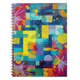 宇宙開花園:抽象芸術モザイク・オブ・ドリームス ノートブック