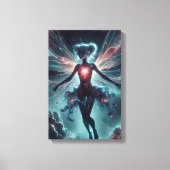 宇宙開花妖精 キャンバスプリント (正面)