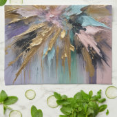 宇宙開花 キッチンタオル (折り畳み)