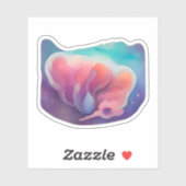 宇宙開花 シール (シート)