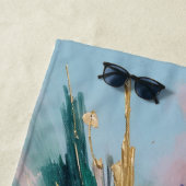 宇宙開花 ビーチタオル (インサイチュ)