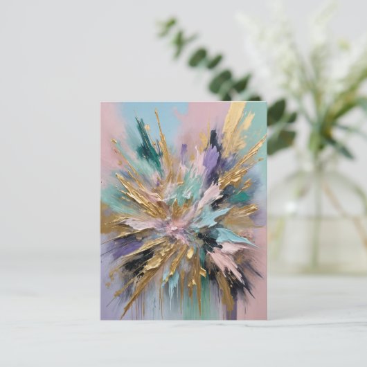 宇宙開花 ポストカード (スタンド正面)