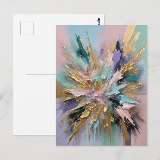 宇宙開花 ポストカード (正面/裏面)